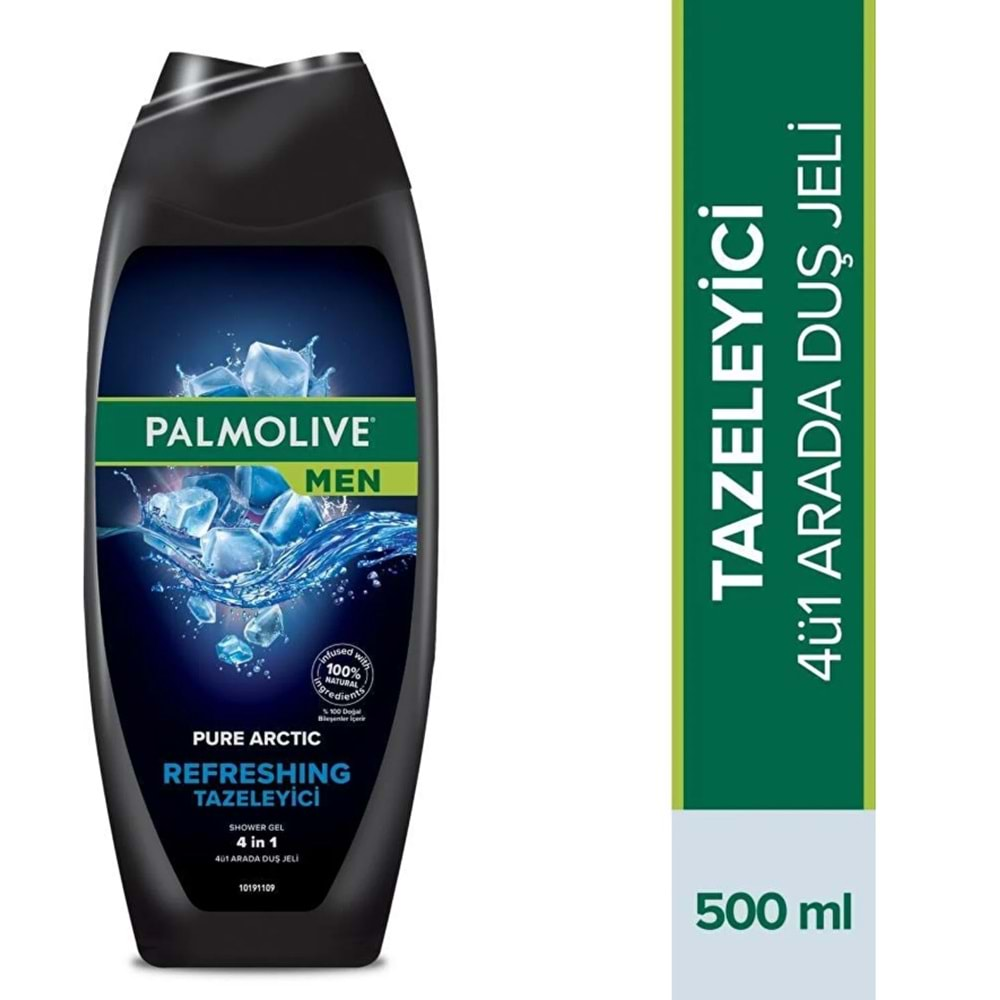 Palmolive Men Pure Artric 4ü1 Arada Tazeleyici Erkek Duş Jeli 500 ml