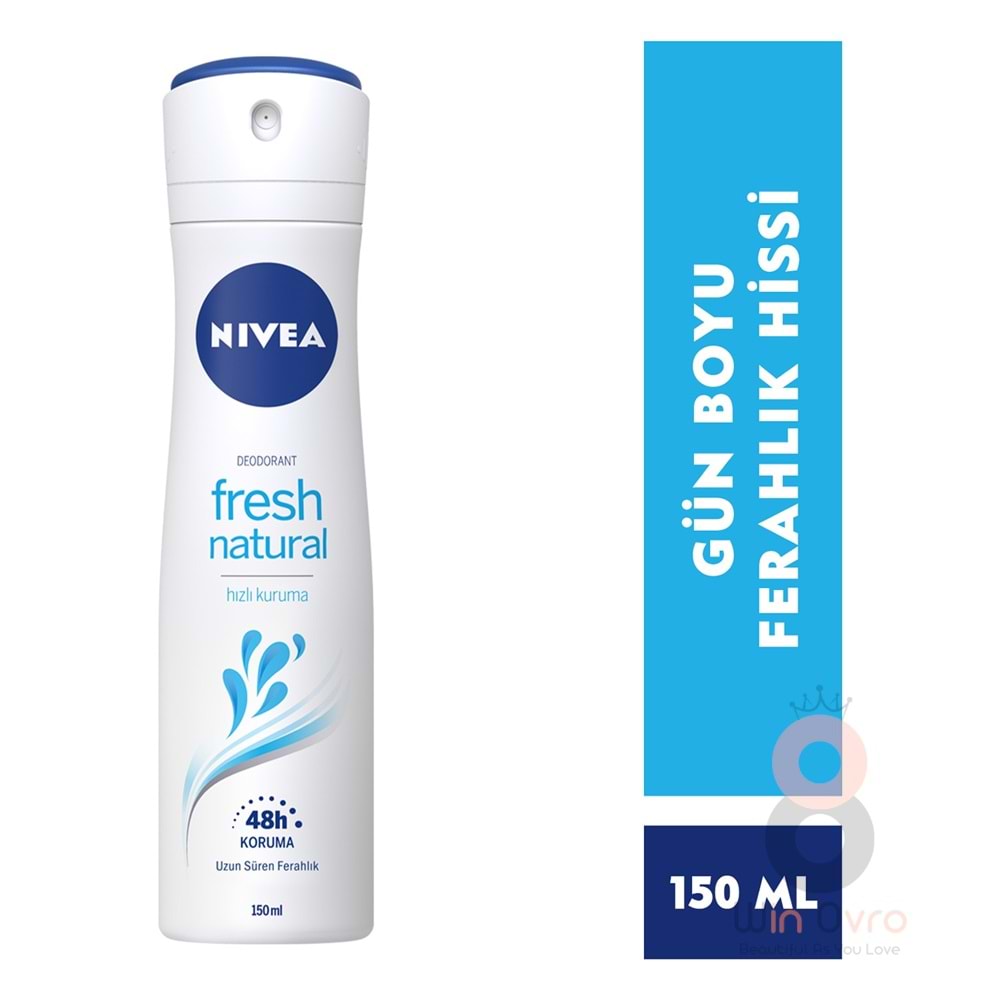 Nivea Kadın Sprey Deodorant Fresh Natural 150ml
