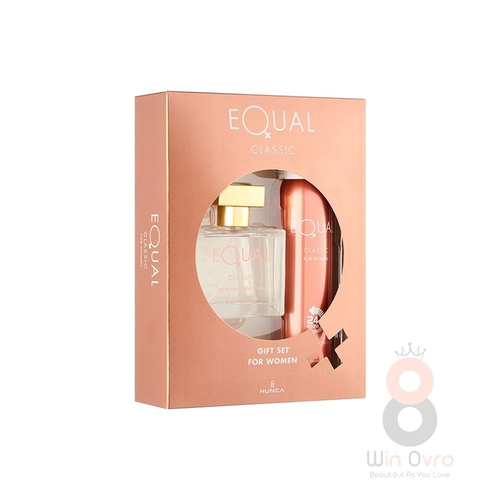 Equal Classic Kadın Parfüm Seti 75 ml Edt 150 ml Deodorant