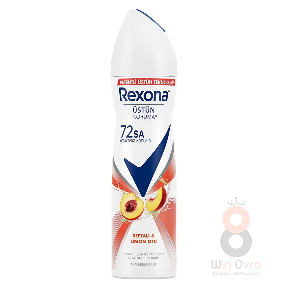 Rexona Kadın Sprey Deodorant Şeftali & Limon Otu 150 ml