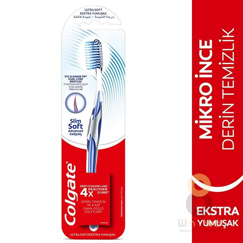 Colgate Diş Fırçası Mikro İnce Advance SLİM SOFT 4X DERİN TEMİZLİK