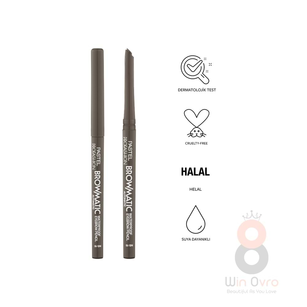 Pastel Browmatic Waterproof Eyebrow Pencil - Kaş Kalemi 15