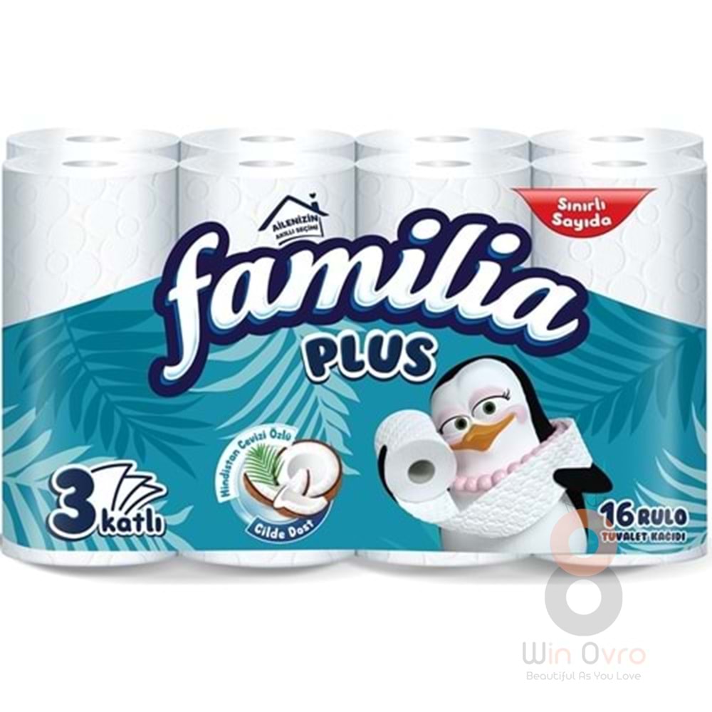 Familia Plus Tuvalet Kağıdı (3 Katlı) 16 Lı Pk Coconut Özlü