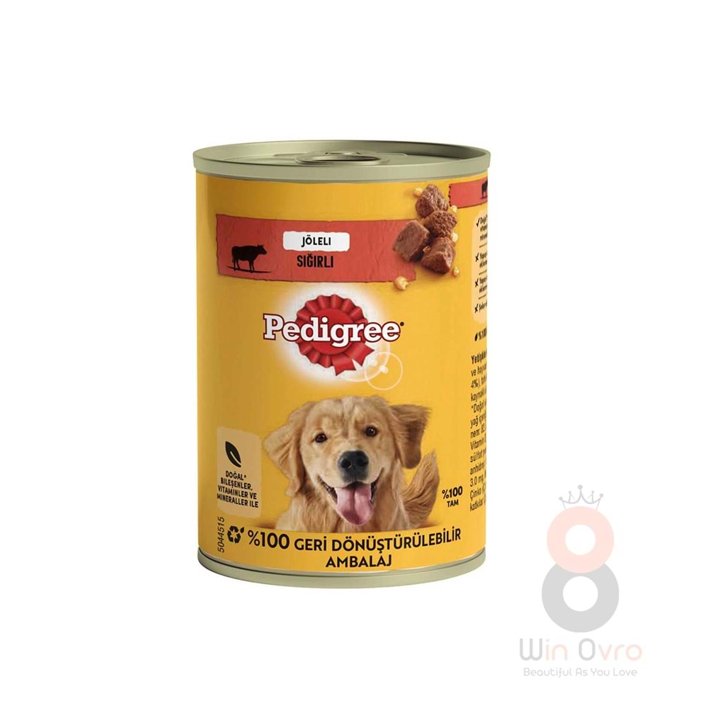 Pedigree Köpek Maması 400 G Sığır Etli Jöleli Konserve