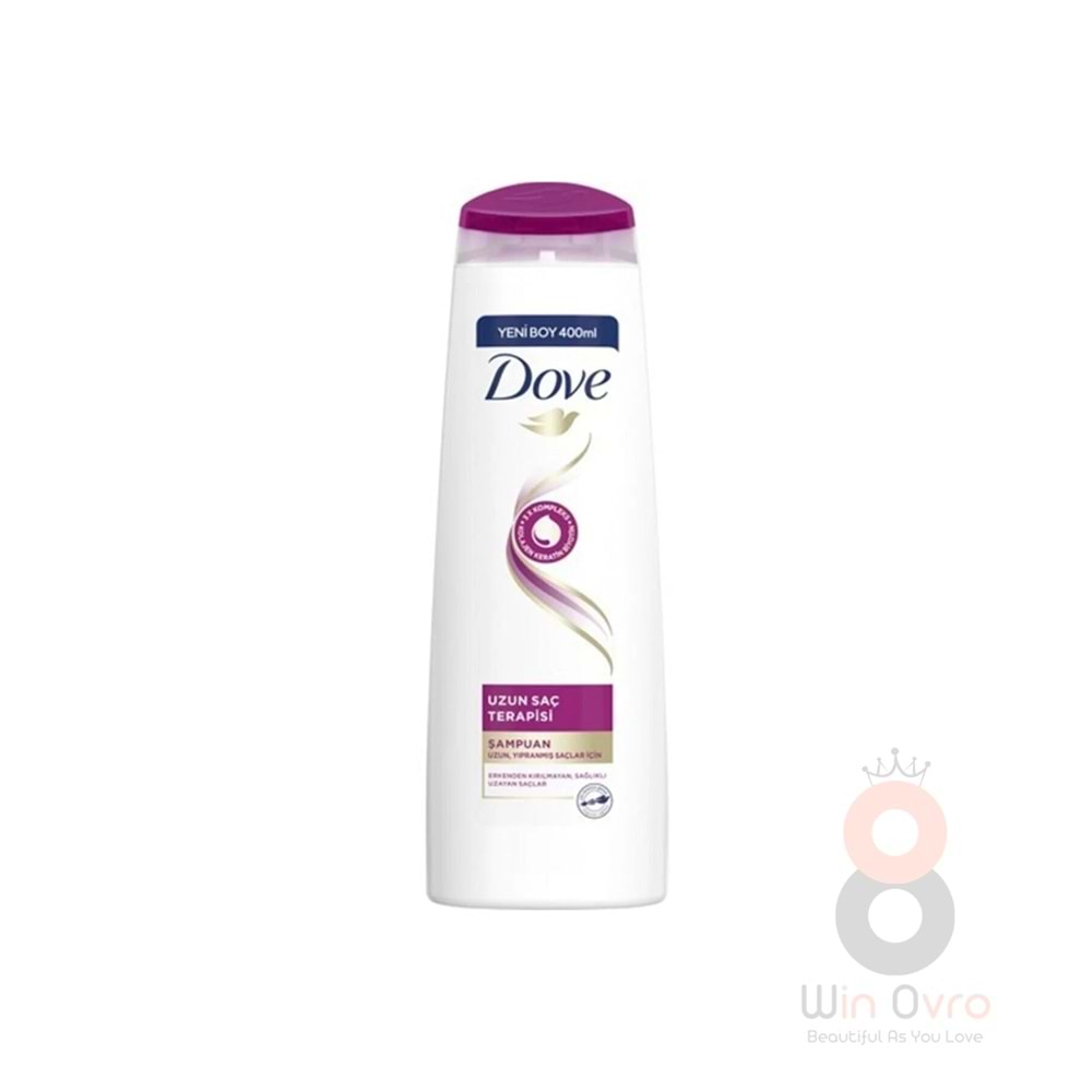 Dove Saç Bakım Şampuanı Uzun Saç Terapisi Uzun Yıpranmış Saçlar Için 400 ml
