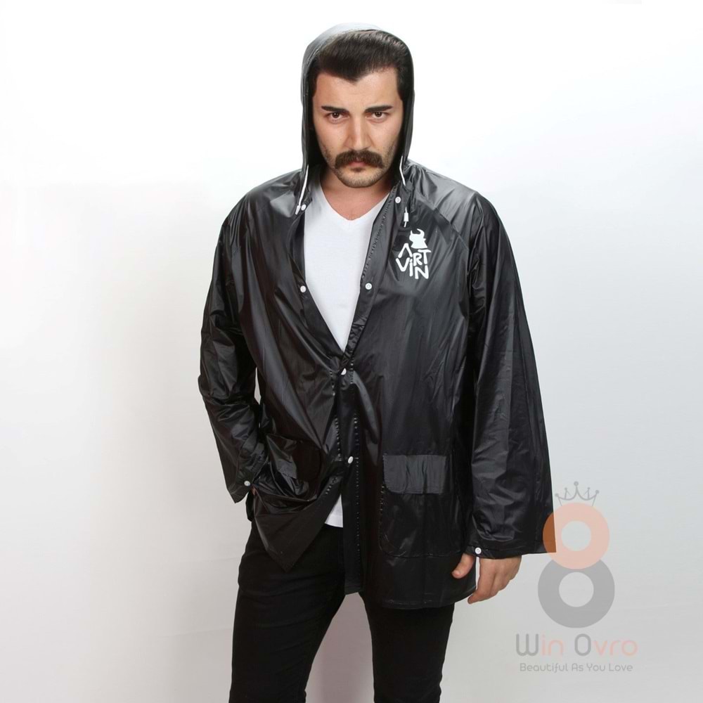 Artvin Pvc Ceket Yağmurluk Karışık Renk