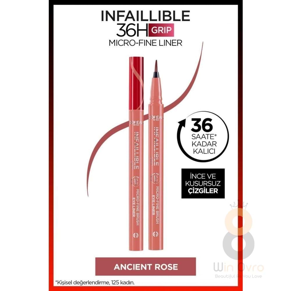 Loreal Paris Infaillible 36H Grip Micro Fine Eyeliner 03 Ancient Rose