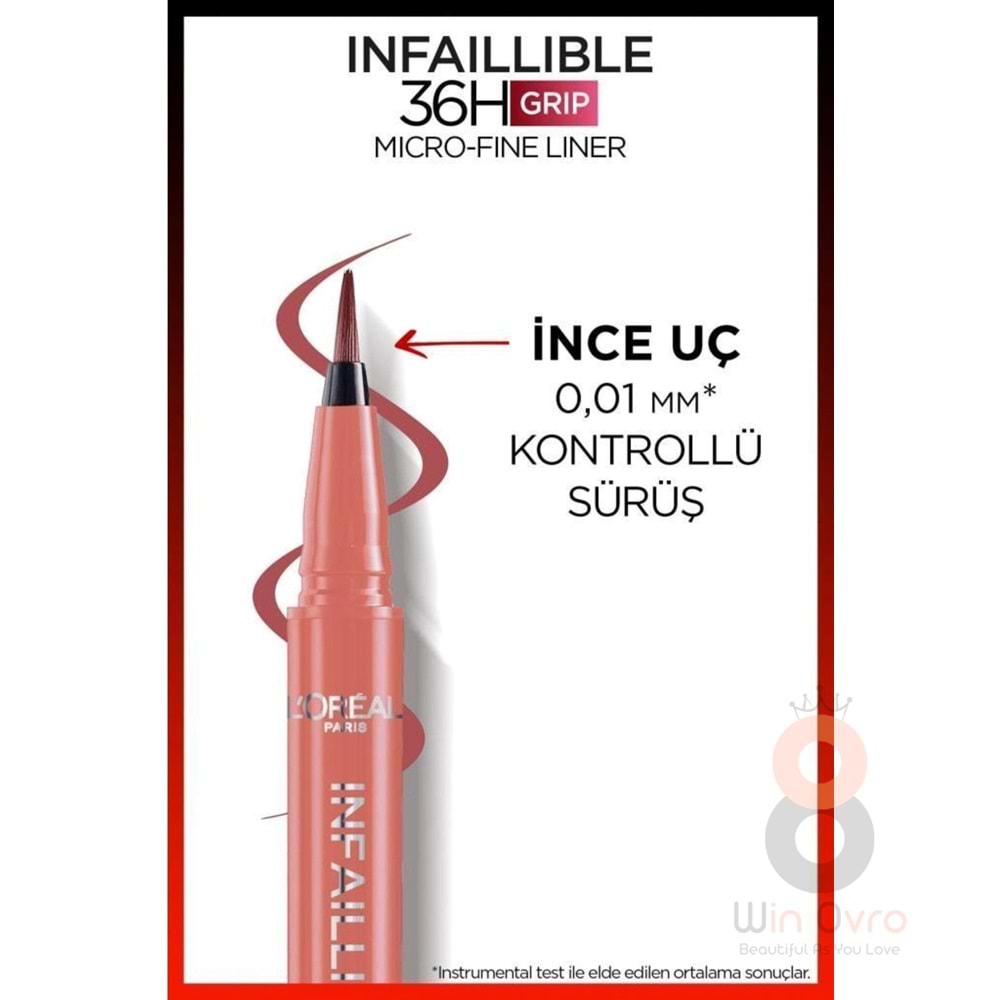 Loreal Paris Infaillible 36H Grip Micro Fine Eyeliner 03 Ancient Rose
