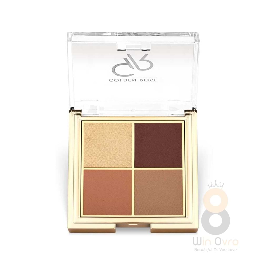 Golden Rose Quattro Eyeshadow Palette 06 Sunset Date