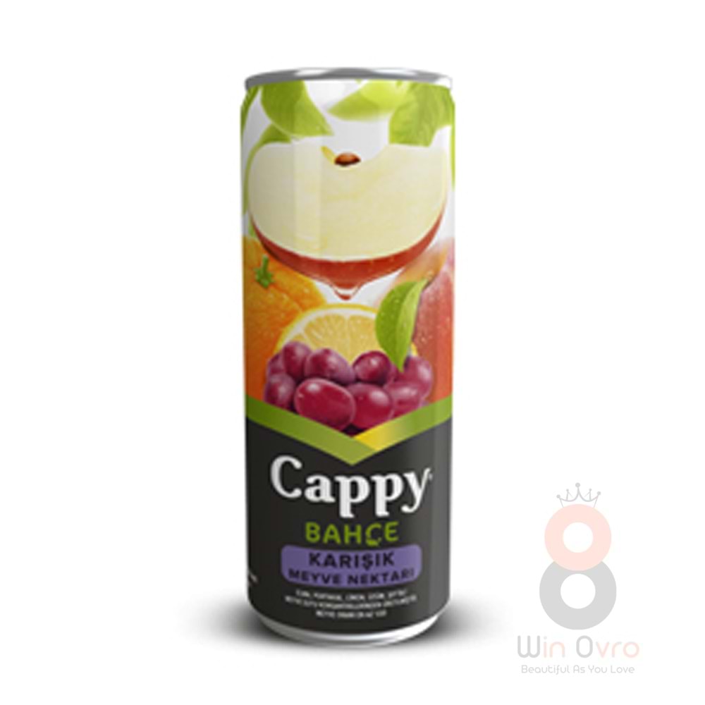 Cappy Bahçe Karışık Meyve Nektarı 330 ml. Kutu