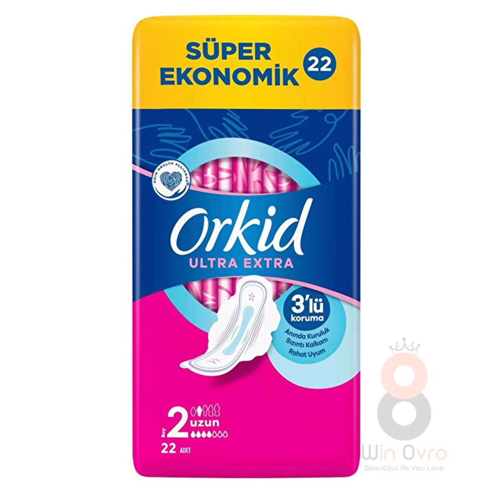 Orkid Hijyenik Ped Ultra Extra Uzun 22'li
