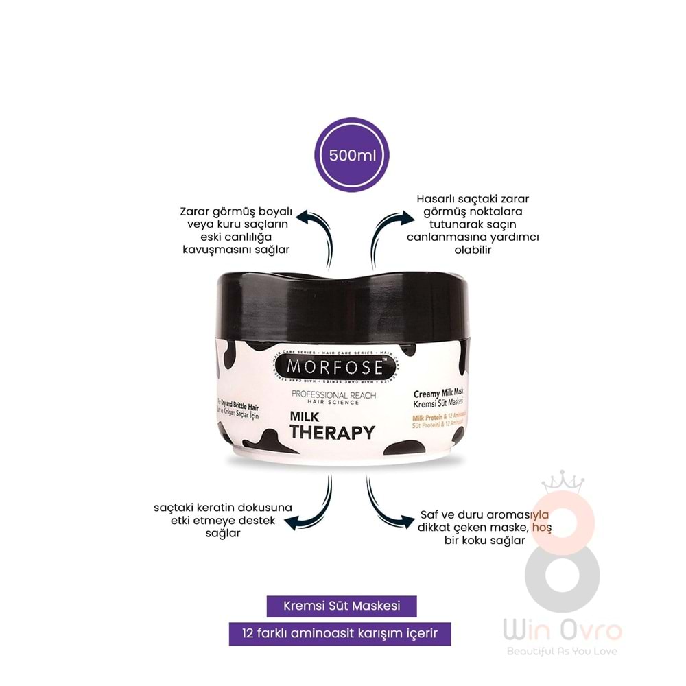 Morfose Milk Therapy Saç Maskesi 500 ml