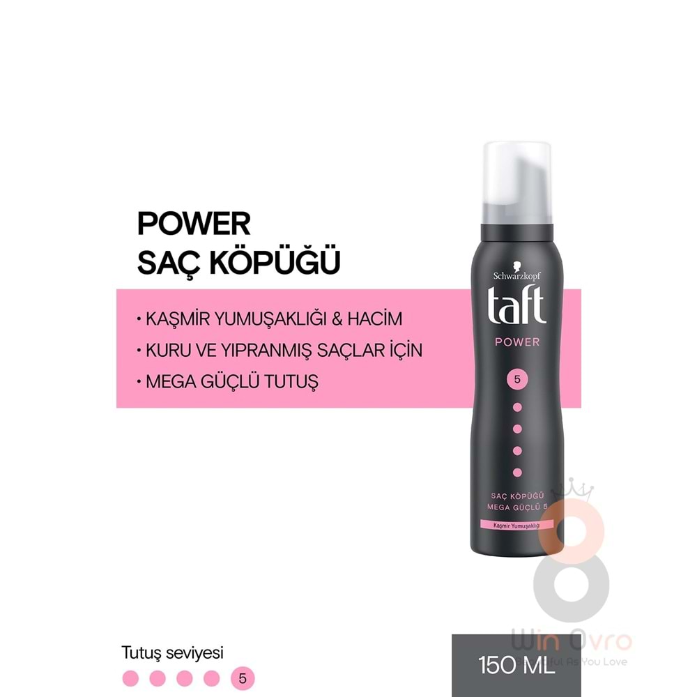 Taft Power Kaşmir Saç Köpüğü 150 ml