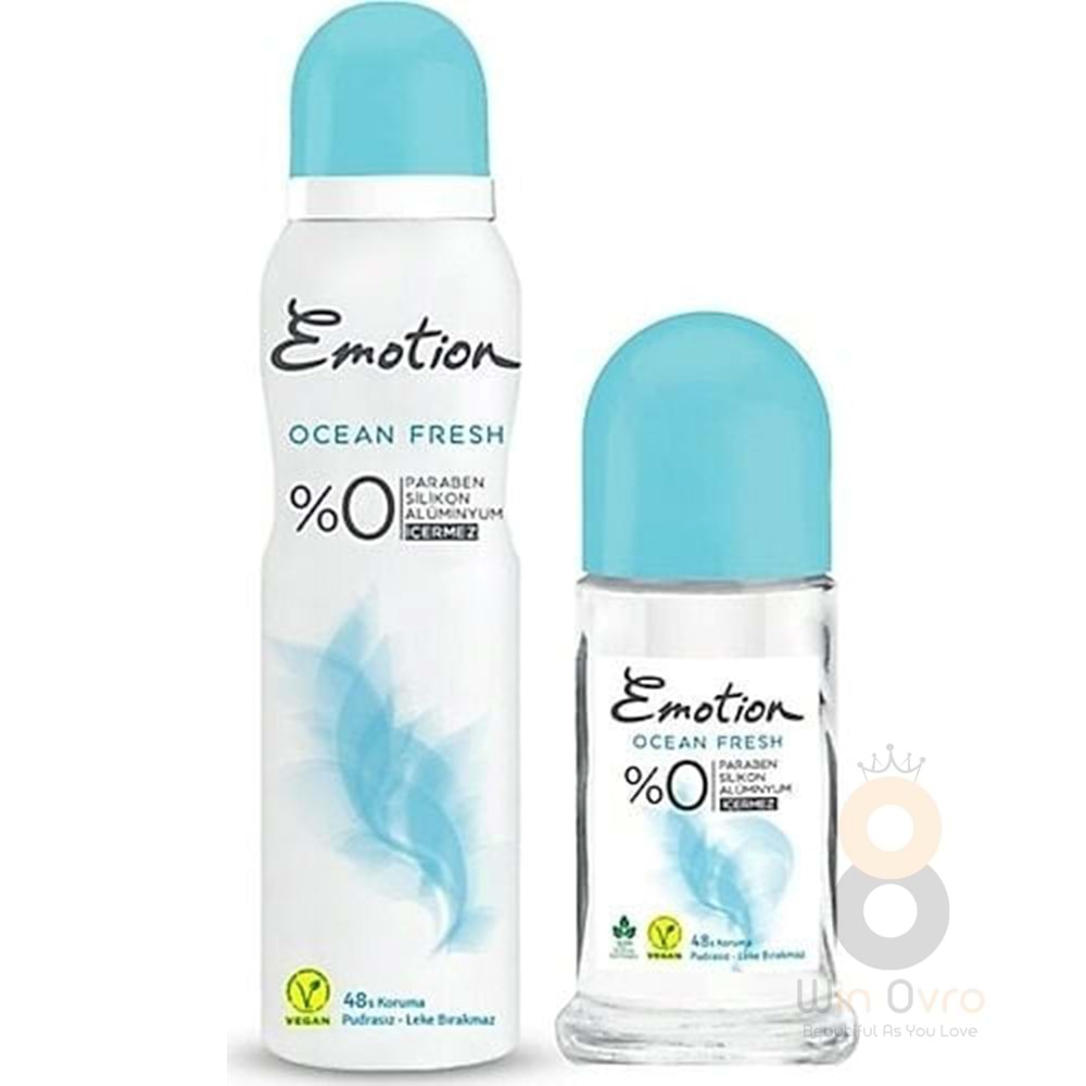 Emotion Ocean FreshDeodorant 150 ml +Ocean Fresh Roll-on 50 ml