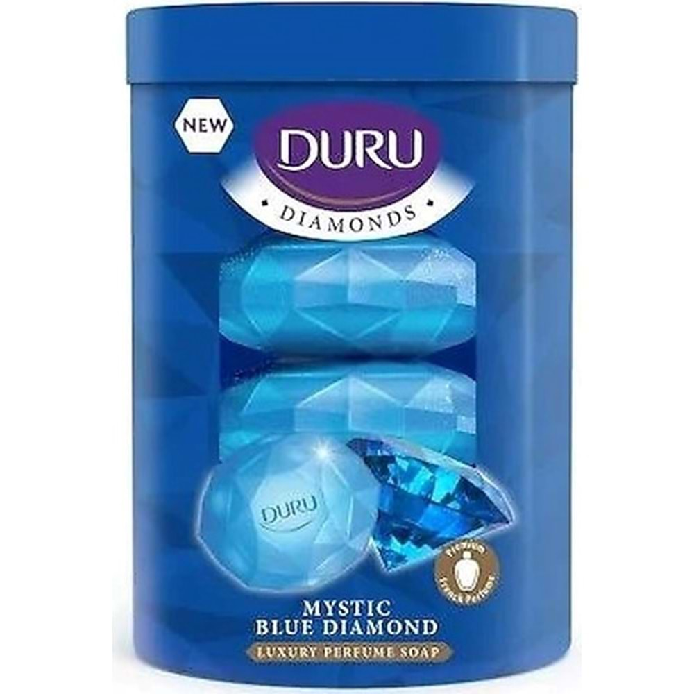 Duru Diamonds Serisi Blue Mavi Sabun 4x90 gr