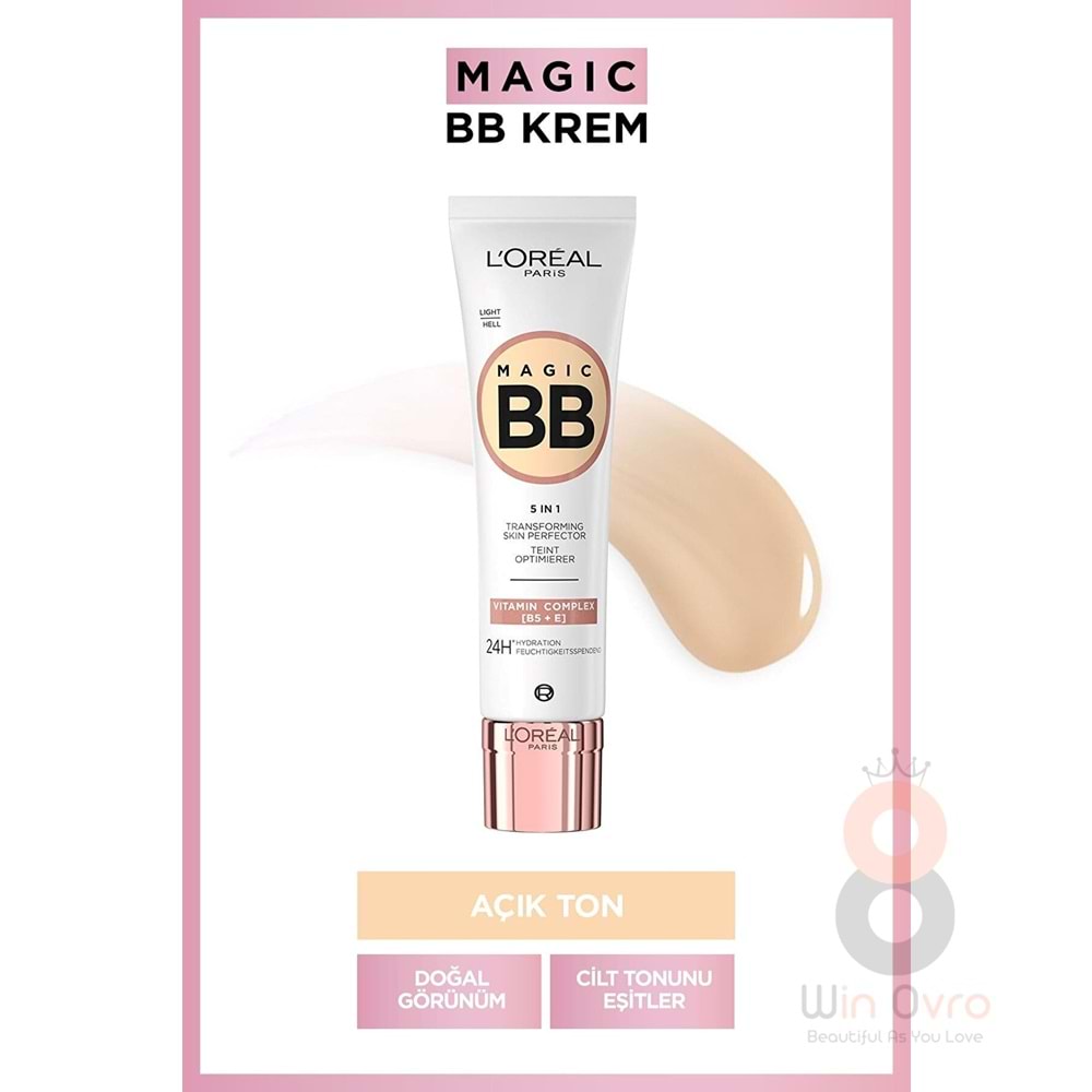 Loreal Paris Renkli Nemlendirici Magic BB Krem 02 Light