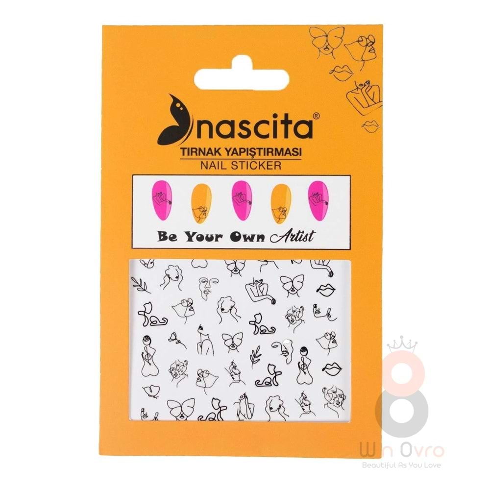 Nascita Art Line Sticker - 02