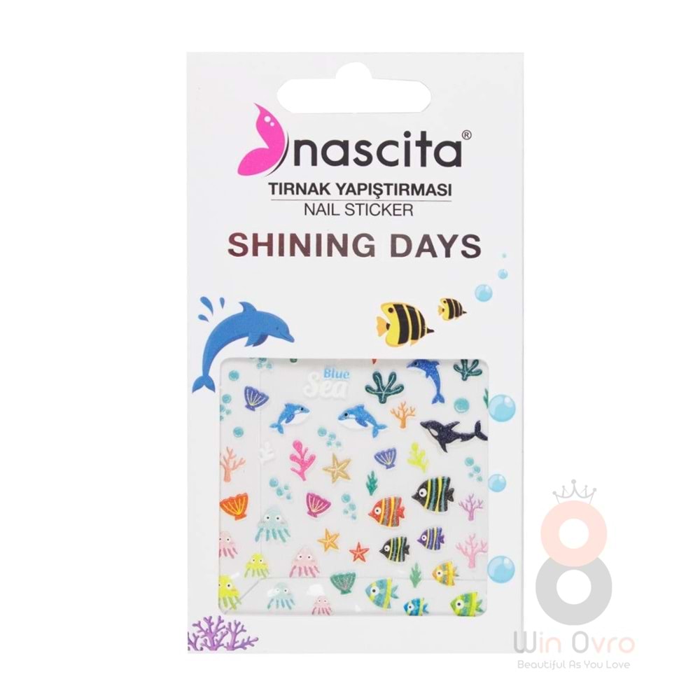 Nascita Blue Sea Tırnak Stickerı - 21