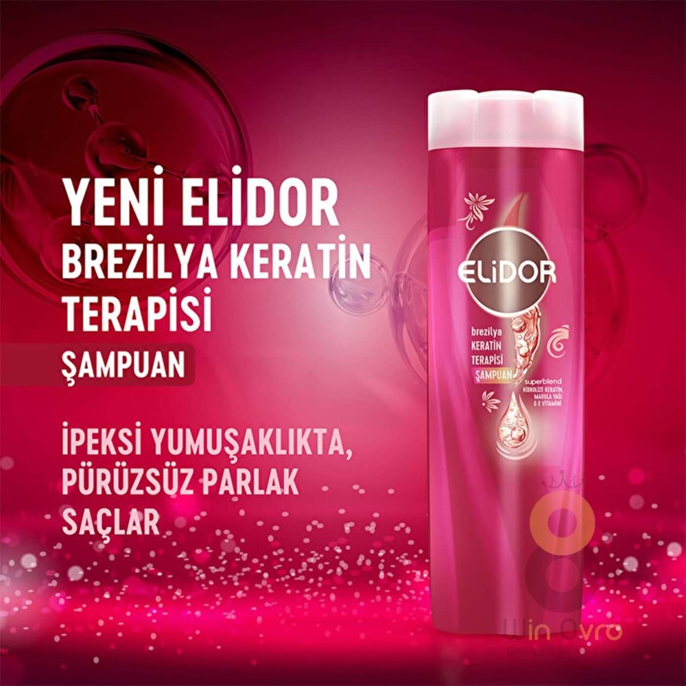 Elidor Brezilya Keratin Terapisi Saç Bakım Şampuanı 400 ml
