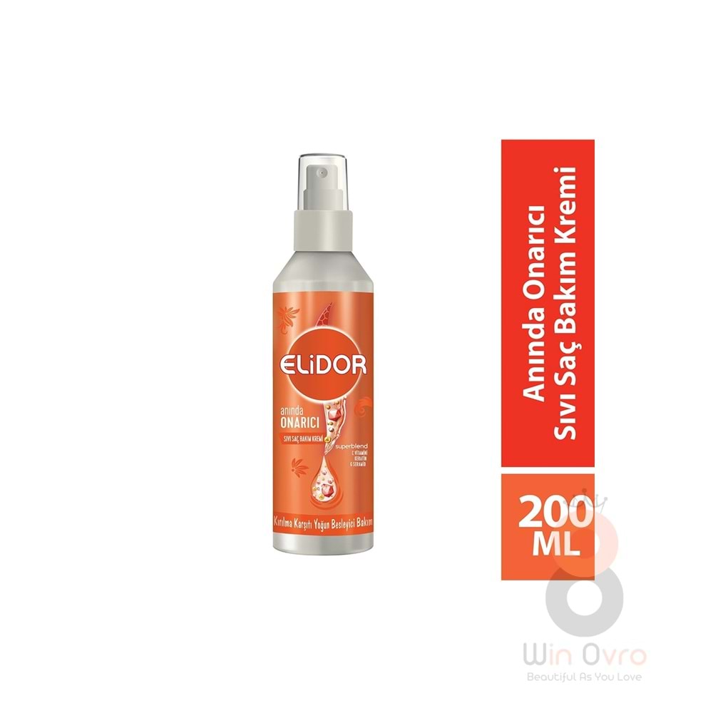 Elidor Superblend Sıvı Saç Bakım Kremi Anında Onarıcı Kırılma Karşıtı Yoğun Besleyici 200 Ml
