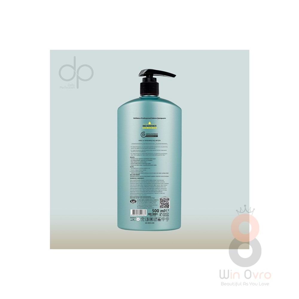 Dp Bio Barrier 24 Saat Nemlendirici Şampuan 500 ml