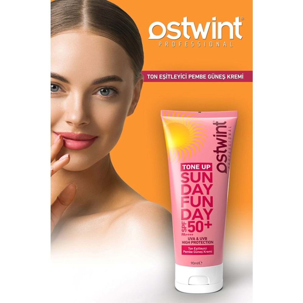 Ostwint Ton Eşitleyici Pembe Güneş Kremi 50 ml