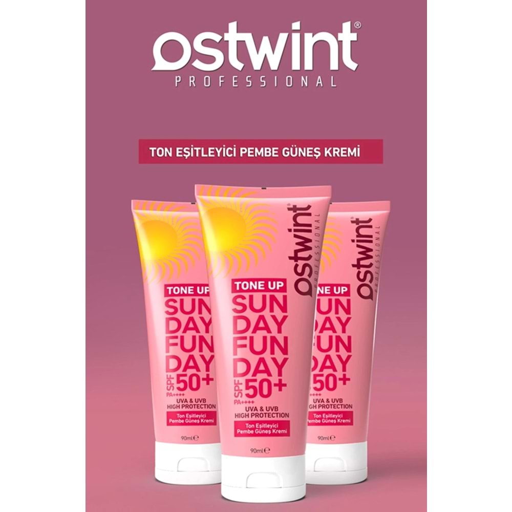 Ostwint Ton Eşitleyici Pembe Güneş Kremi 50 ml