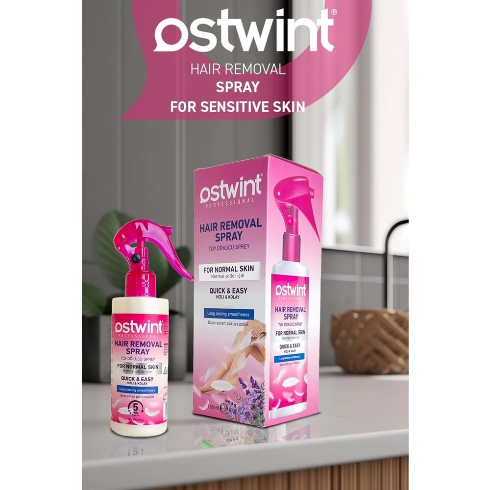 Ostwint Normal Ciltler için Tüy Dökücü Sprey 150 ml Kadın