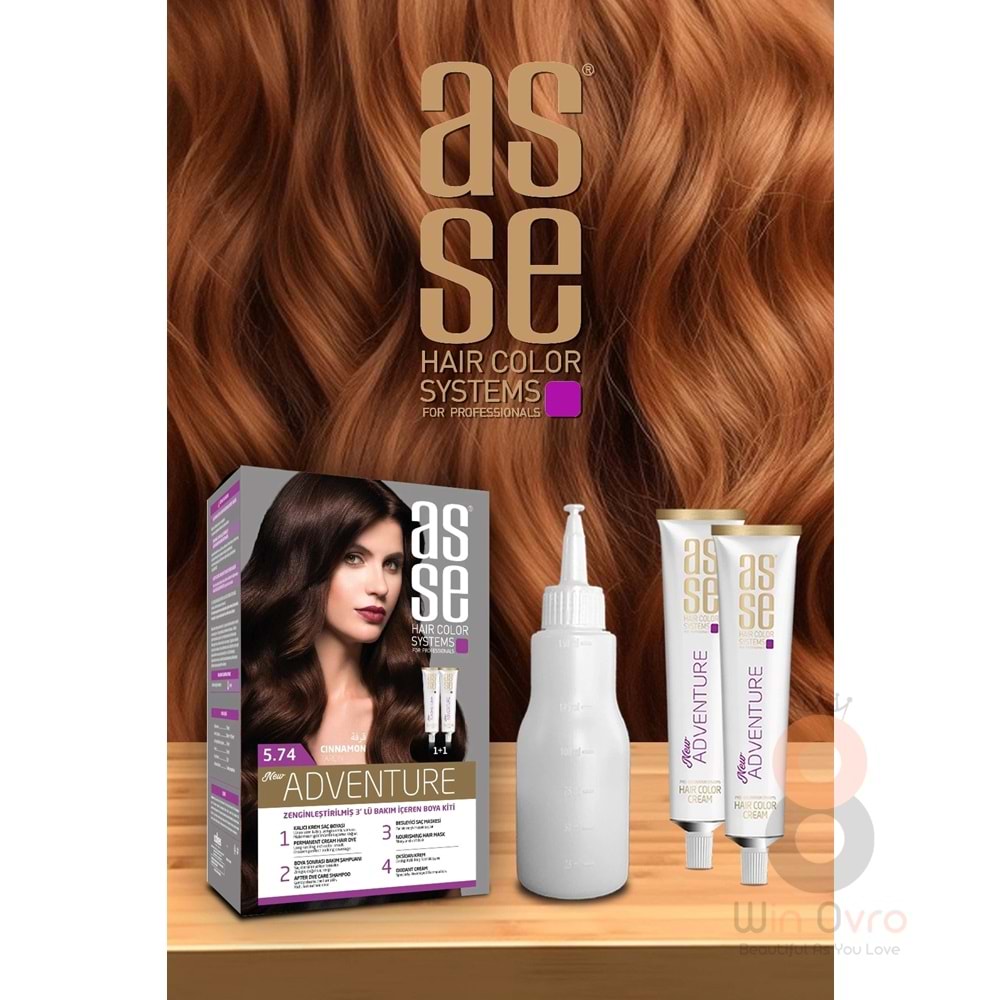 Asse 5.74 Tarçın 50+50ml Set Boya