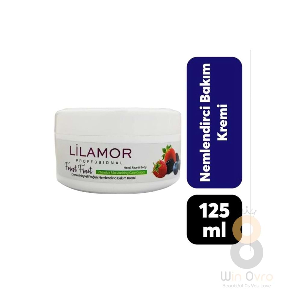 Lilamor 125 ml. Orman Meyveli Nemlendirici Bakım Krem
