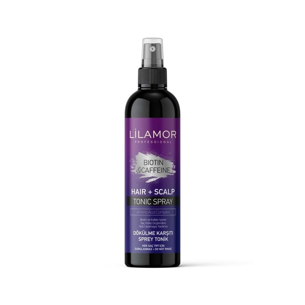 Lilamor Tonik Sprey Biotin & caffeine 250 ml