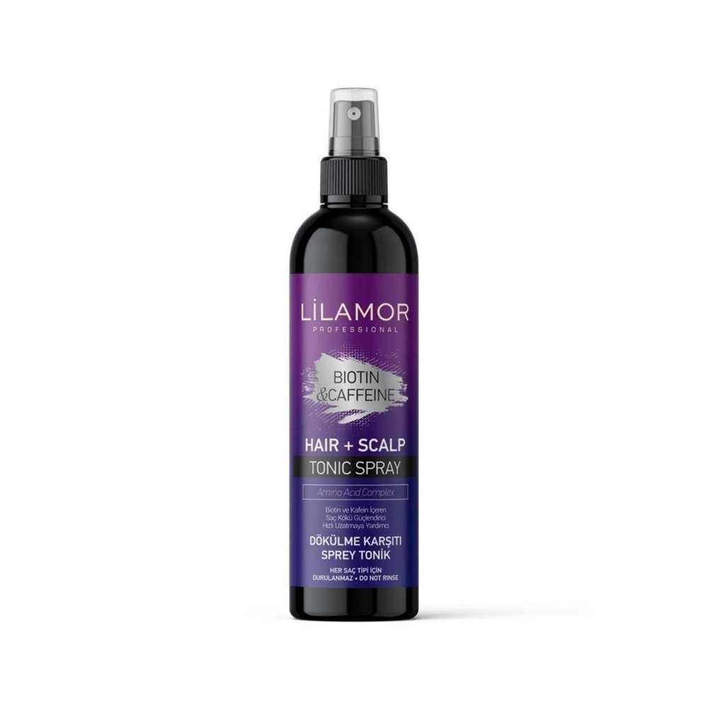 Lilamor Tonik Sprey Biotin & caffeine 250 ml.