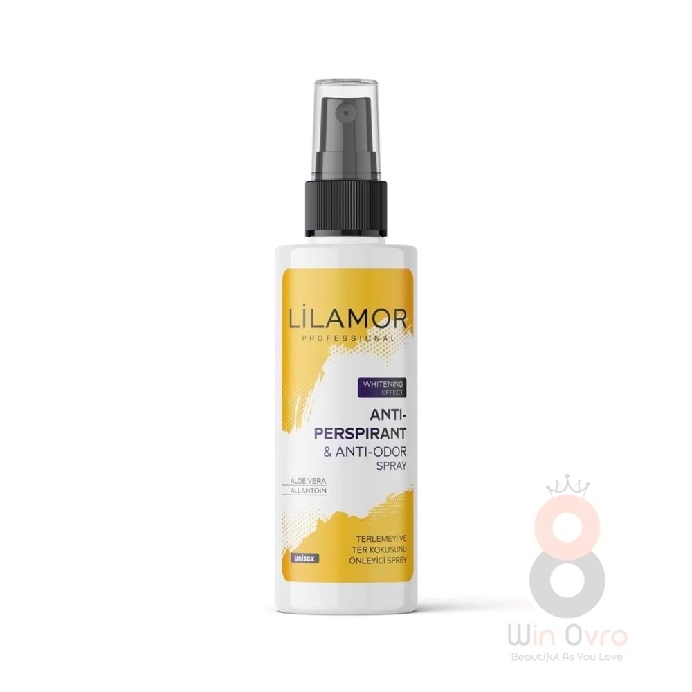 Lilamor Terleme Ve Ter Koku Önleyici Vücut Sprey 125 ml.
