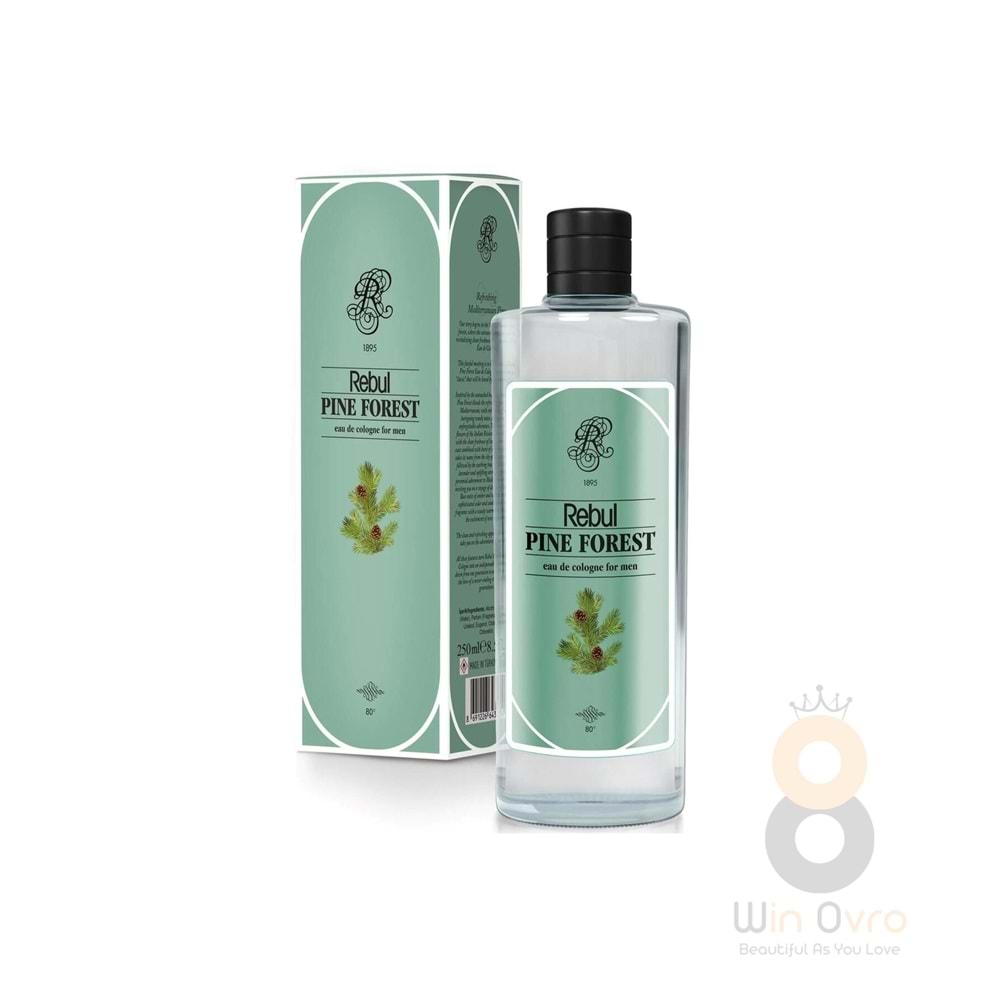 Rebul Pine Forest Kolonya Cam Şişe 250 ml