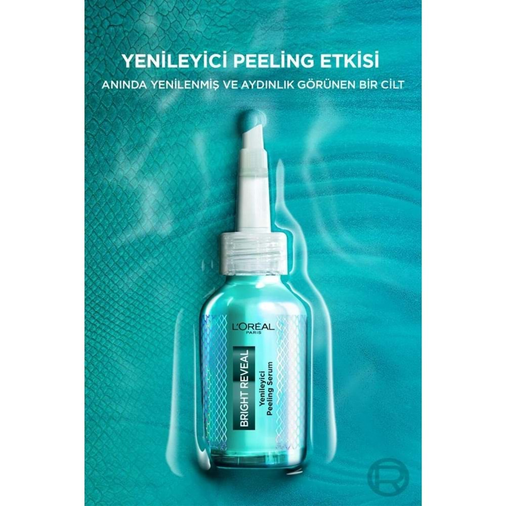 Loreal Paris Bright Reveal Koyu Lekelere Karşı Hızlı Etkili Yenileyici Peeling Serum 25% [AHA + BHA + PHA] 25ml