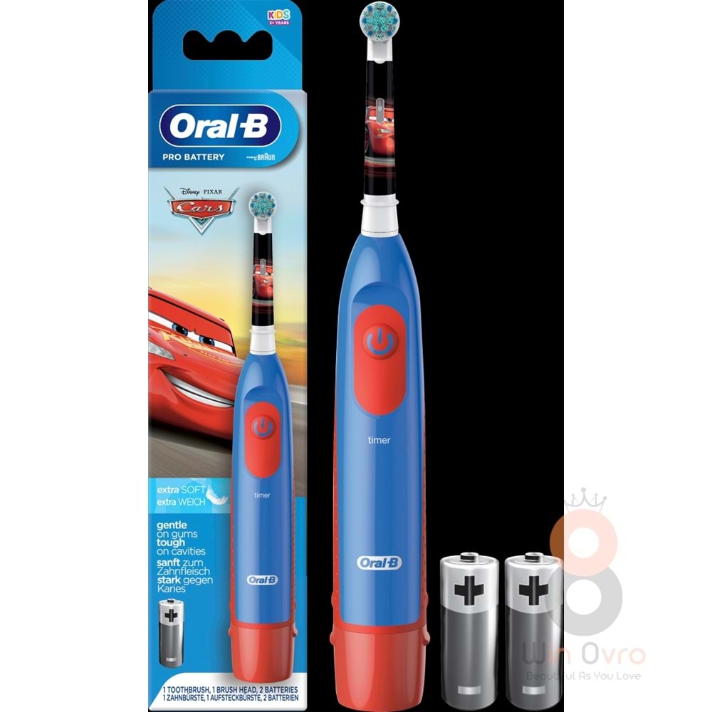 Oral-B Toothbrush Stages Power Elektrikli Diş Fırçası Cars Arabalar