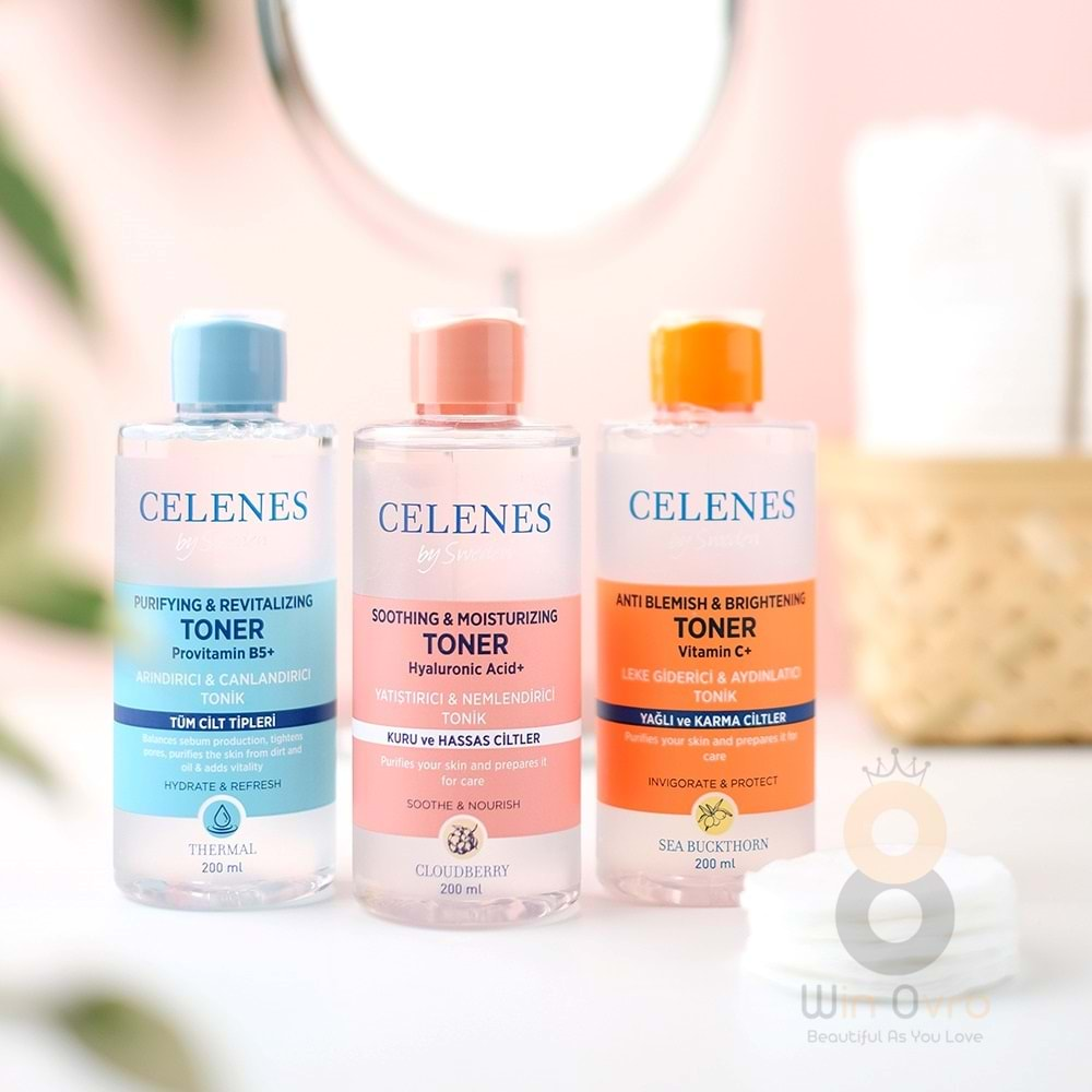 Celenes Cloudberry Nemlendirici & Yatıştırıcı Tonik 200 Ml