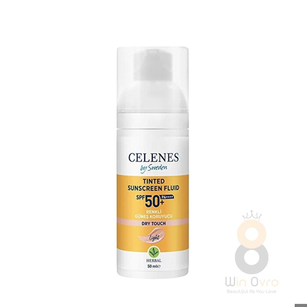 Celenes Herbal Renkli Güneş Kremi Dry Touch Light SPF50 - 50 ml