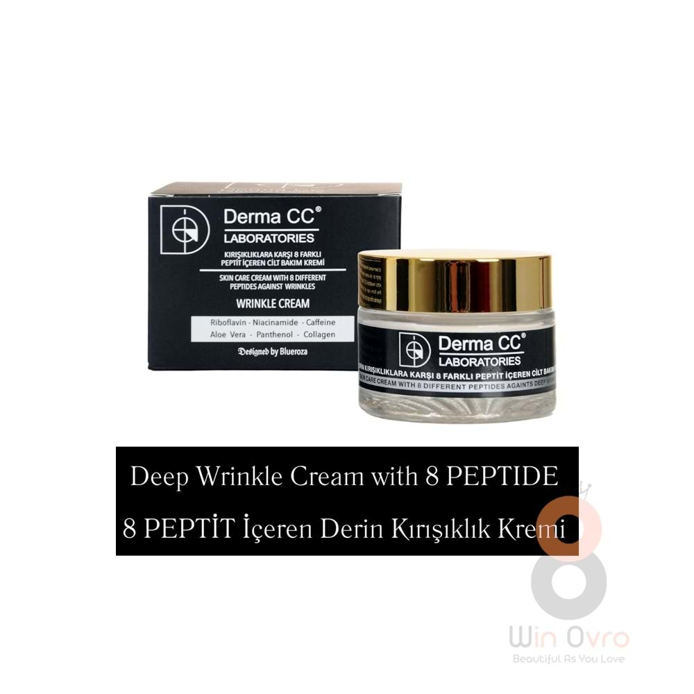 Derma CC Laboratories Kırışıklıklara Karşı 8 Farklı Peptit Içeren Cilt Bakım Ve Onarım Kremi 50 ml