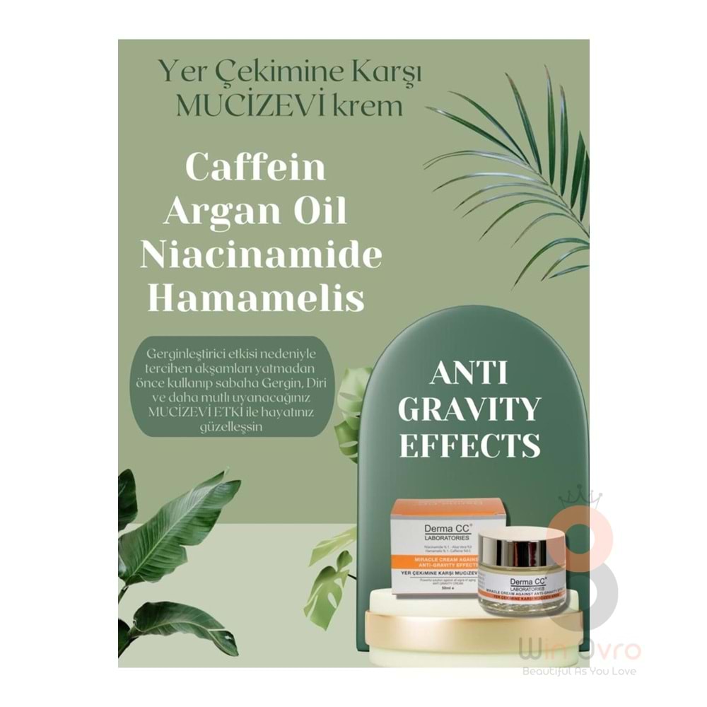 Derma CC Laboratories Yer Çekimine Karşı Mucizevi Krem 50 ml