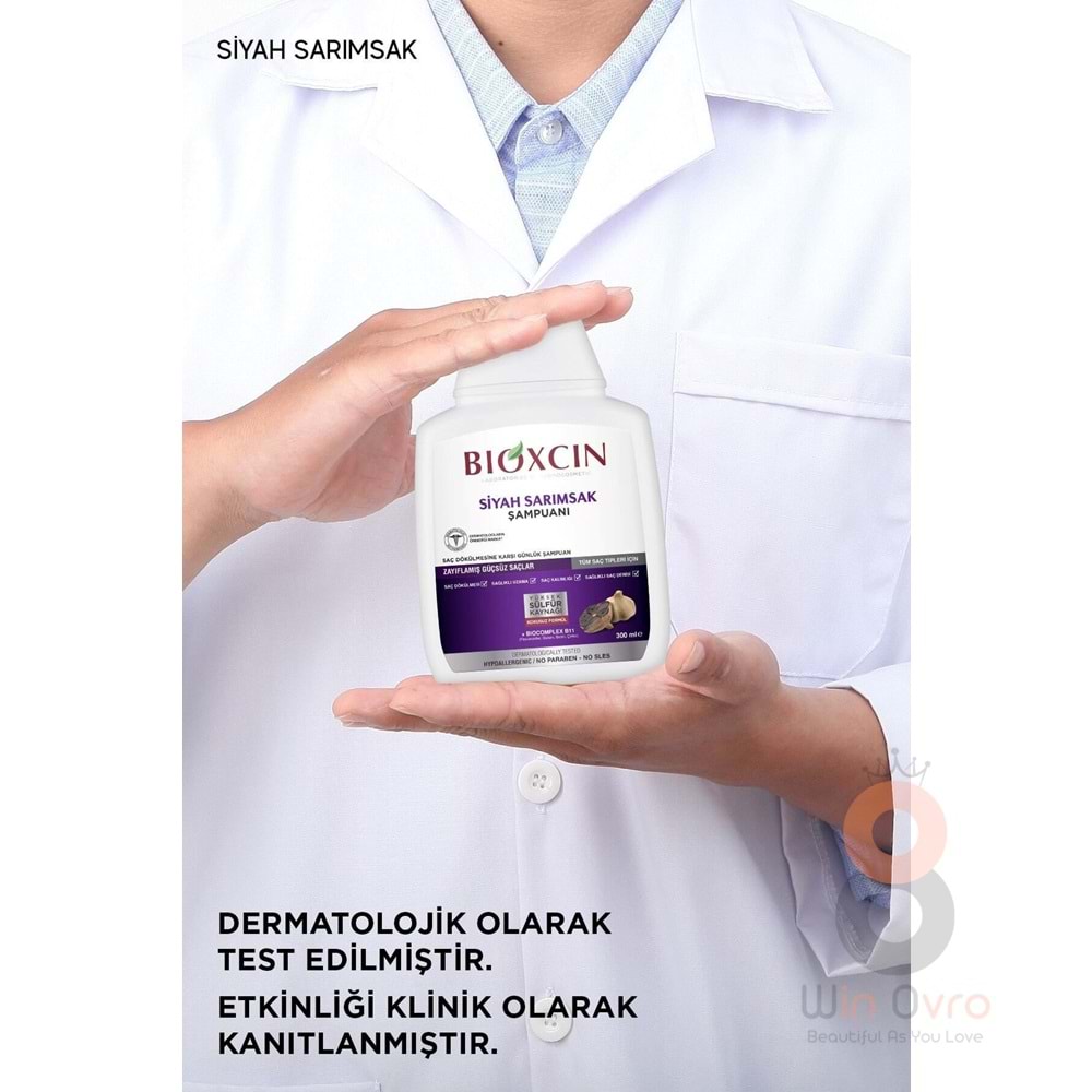 Bioxcin Siyah Sarımsak Şampuan 3x300 Ml - Saç Dökülmesi Şampuanı