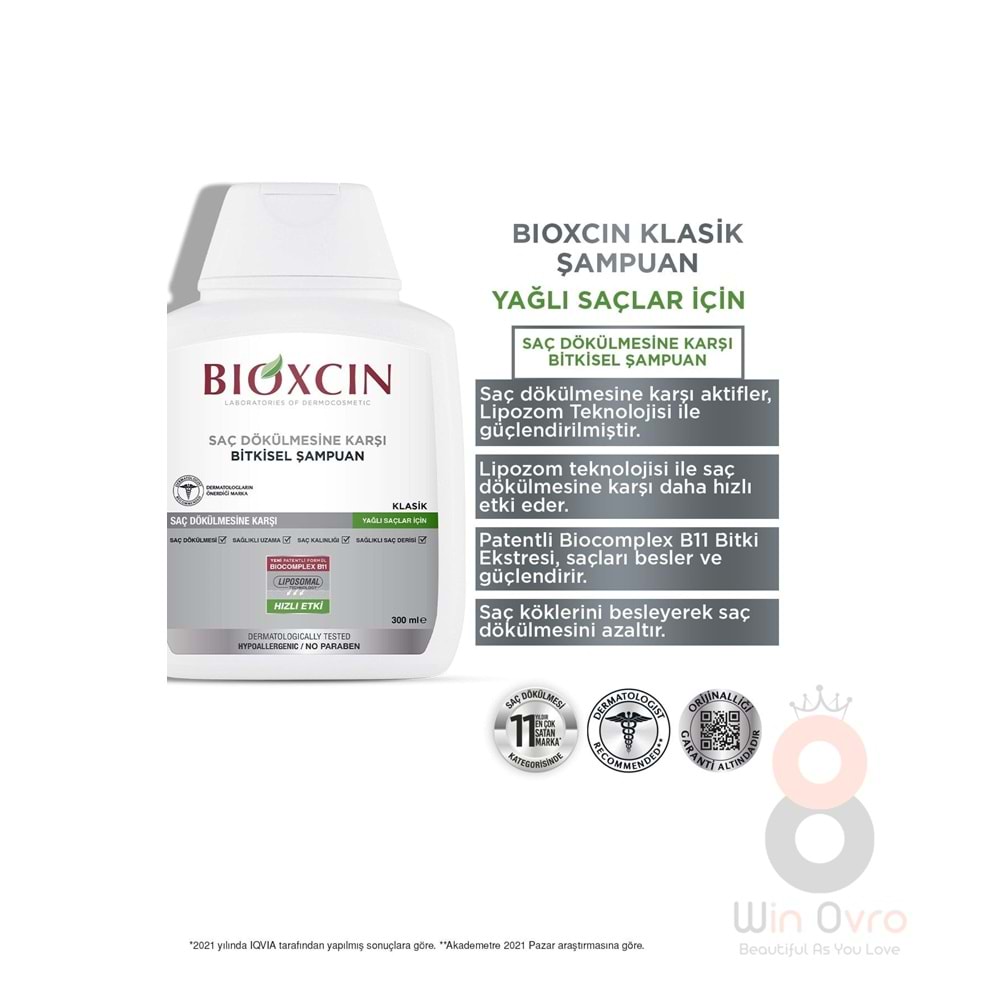 Bioxcin Genesis 3 Al 2 Öde Yağlı Saçlar Için Şampuan 3*300ml