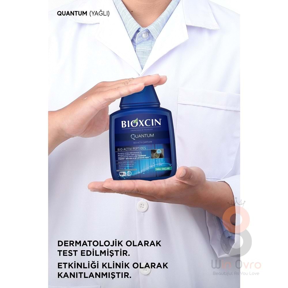 Bioxcin Quantum Şampuan 3 Al 2 Öde Yağlı Saçlar Için 3x300 Ml - Ince Telli Saçlar Için Dökülme Şampuanı