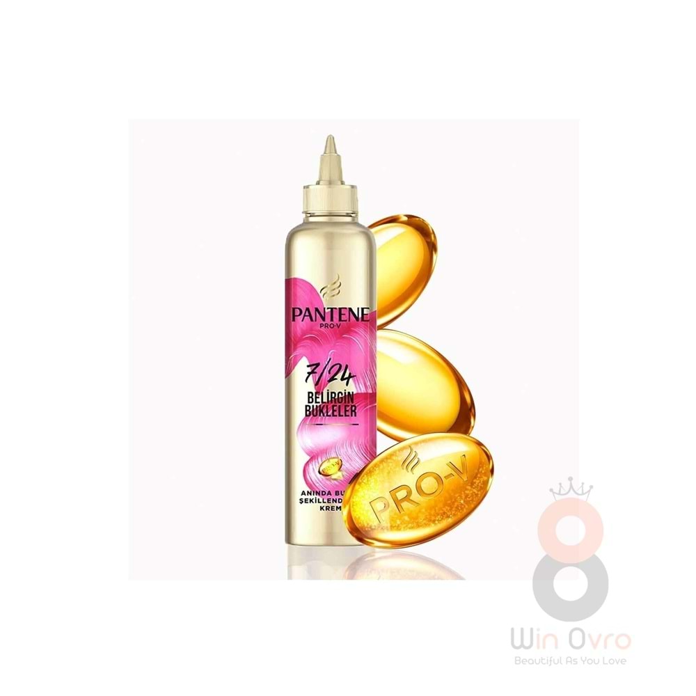 Pantene 7/24 Saç Bakım Kremi Anında Bukle Şekillendirici 300 ml
