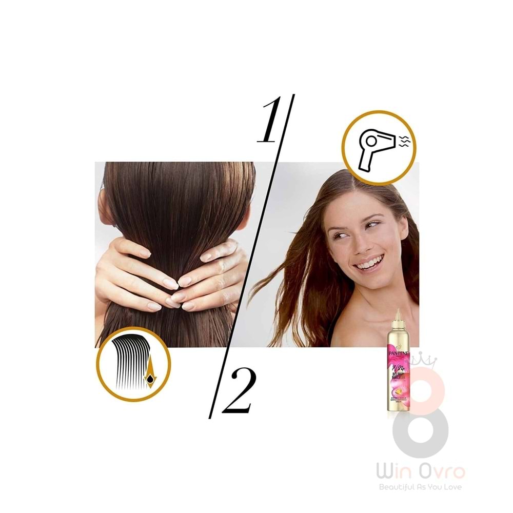 Pantene 7/24 Saç Bakım Kremi Anında Bukle Şekillendirici 300 ml