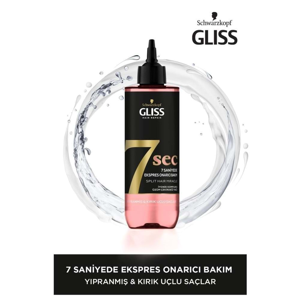 Gliss 7sec Ekspres Onarıcı Bakım Split Hair Miracle 200ml