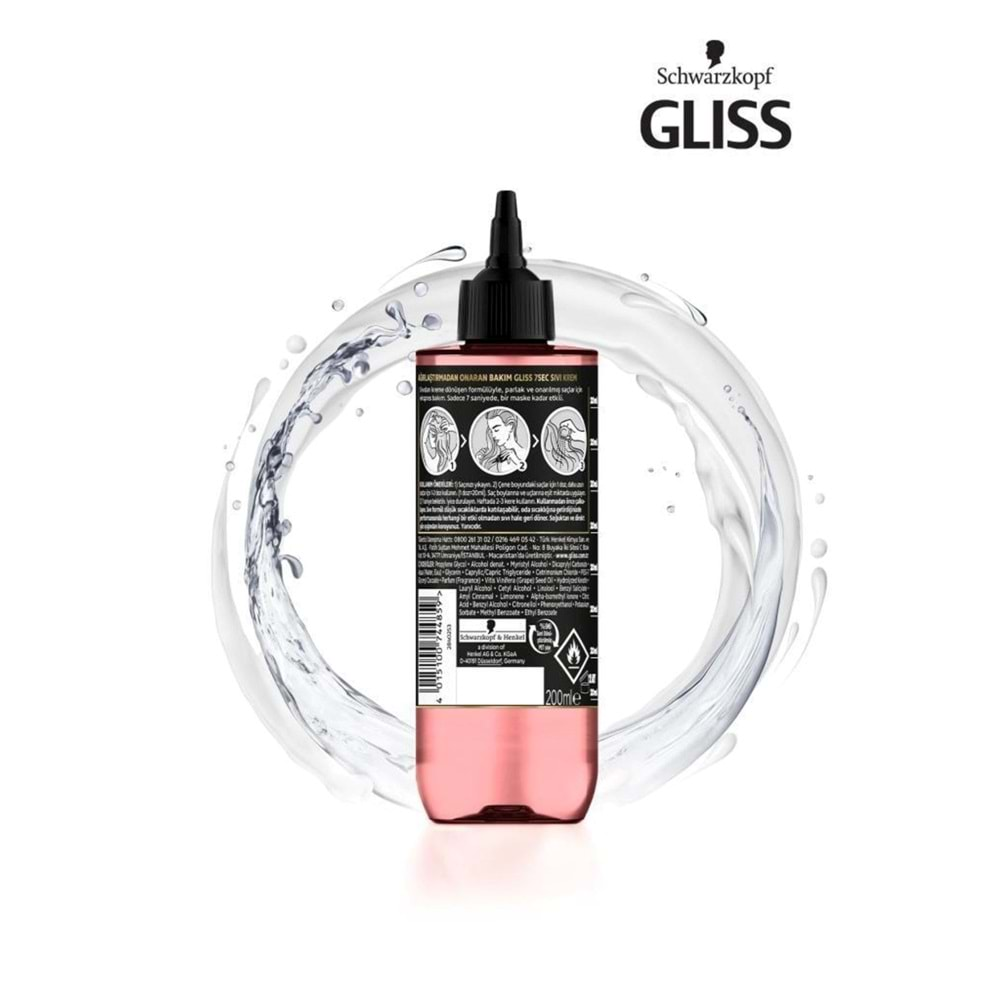 Gliss 7sec Ekspres Onarıcı Bakım Split Hair Miracle 200ml