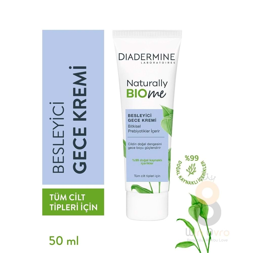 Diadermine Naturally Bio Me Besleyici Gece Kremi