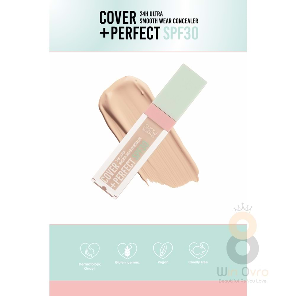 Show By Pastel Cover+Perfect Concealar SPF30 - SPF30 Ultra Kapatıcı 306 Caramel7.8 ml