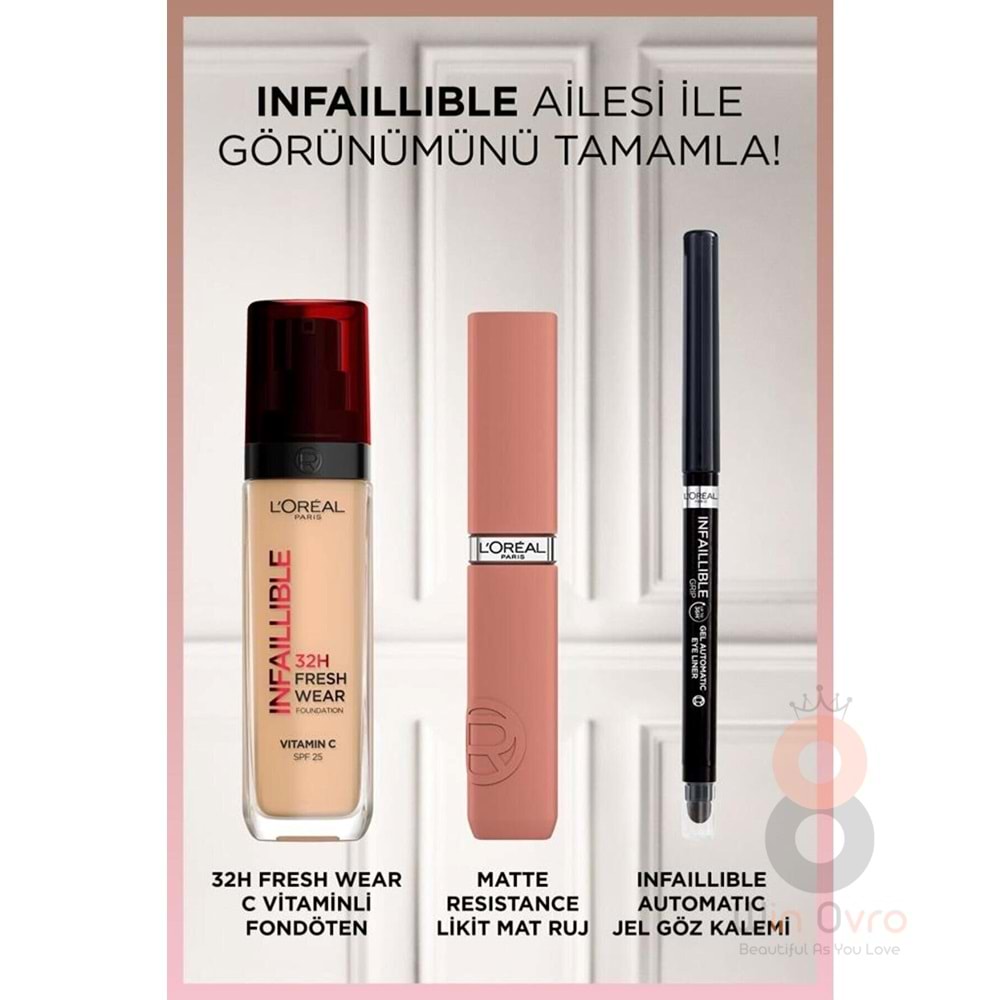 Loreal Paris Infaillible Matte Resistance Likit Mat Ruj - 601 Worth It